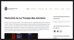 Desktop Screenshot of latroupedesanciens.org