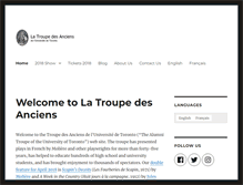 Tablet Screenshot of latroupedesanciens.org